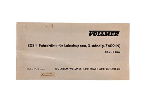 Vollmer 8034 fahrdraht - 3x,